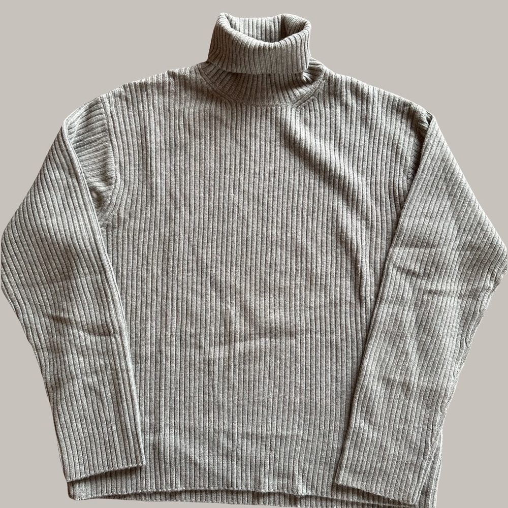 Polo by Ralph Loren Wool Sweater, Grey, Large